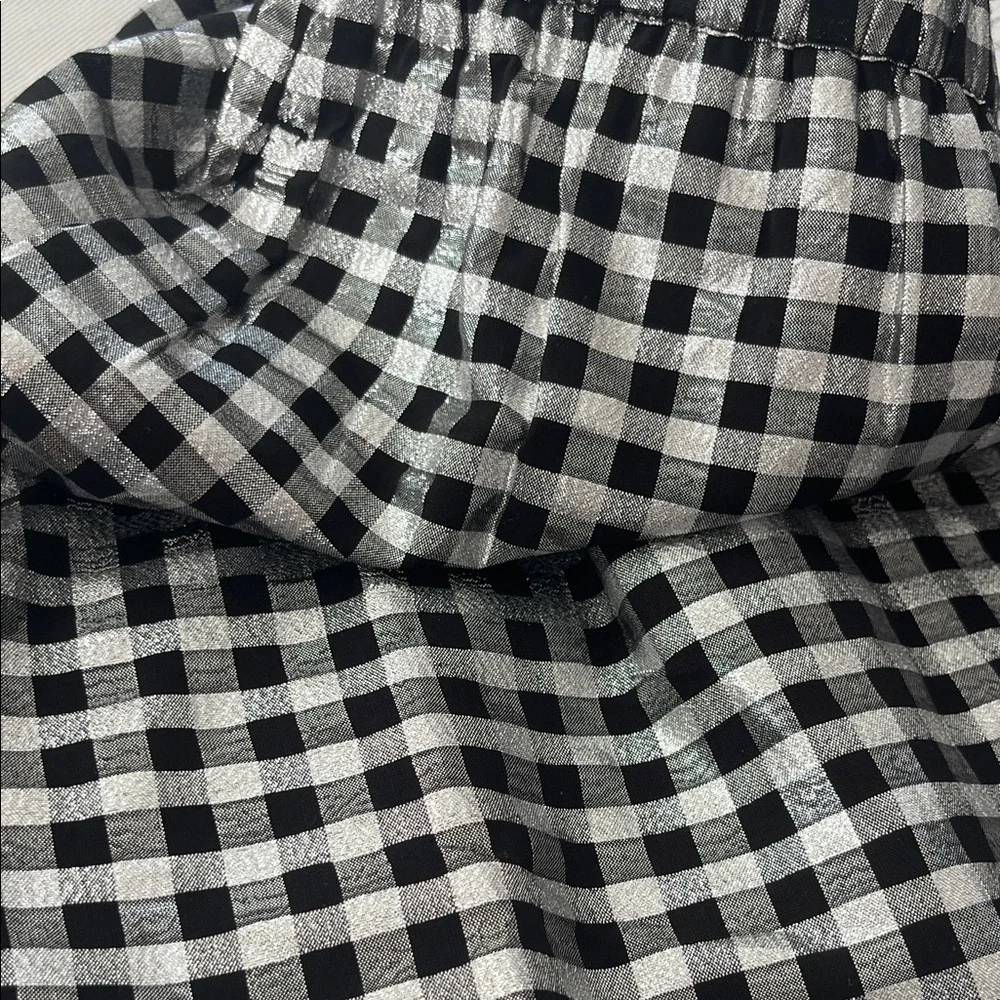 J. Crew Black and White Gingham Mini Skirt - Picture 4 of 4